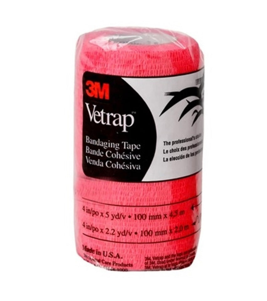 3M VETRAP <br/>| Cohesive Bandaging Tape, Red