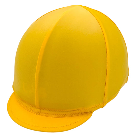 Red silky polyester spandex helmet cover for big-shell helmets by Equiwin