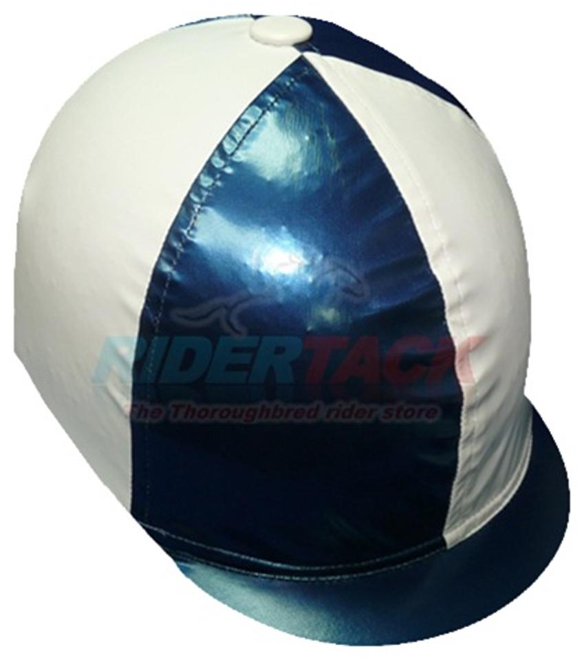 Equiwin multicolor PVC glossy helmet cover with hexa pattern, featuring red and white color options, designed for big-shell
