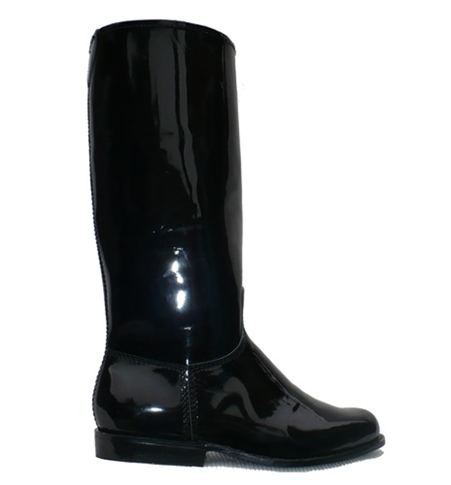 Equiwin THOROUGHBRED professional leather riding boots in black, offering ankle support and durability for equestrian use.