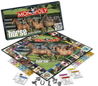 Monopoly Horse Lovers Edition board game by GTR featuring horse and jockey tokens with vibrant illustrations