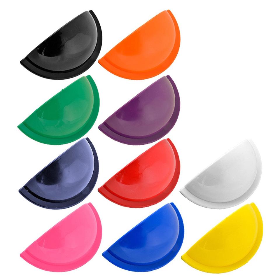 Red replacement blinker cups from OBR, featuring French, Full, and Blind styles for improved horse riding safety.