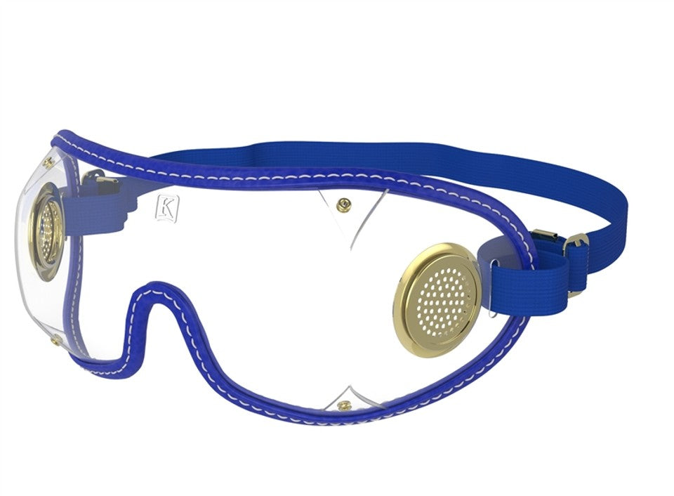 Kroops ORIGINAL <br/>| Jockey Goggle, Clear Lens, Blue