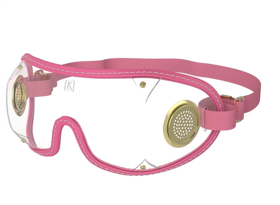 Kroops ORIGINAL <br/>| Jockey Goggle, Clear Lens, Pink