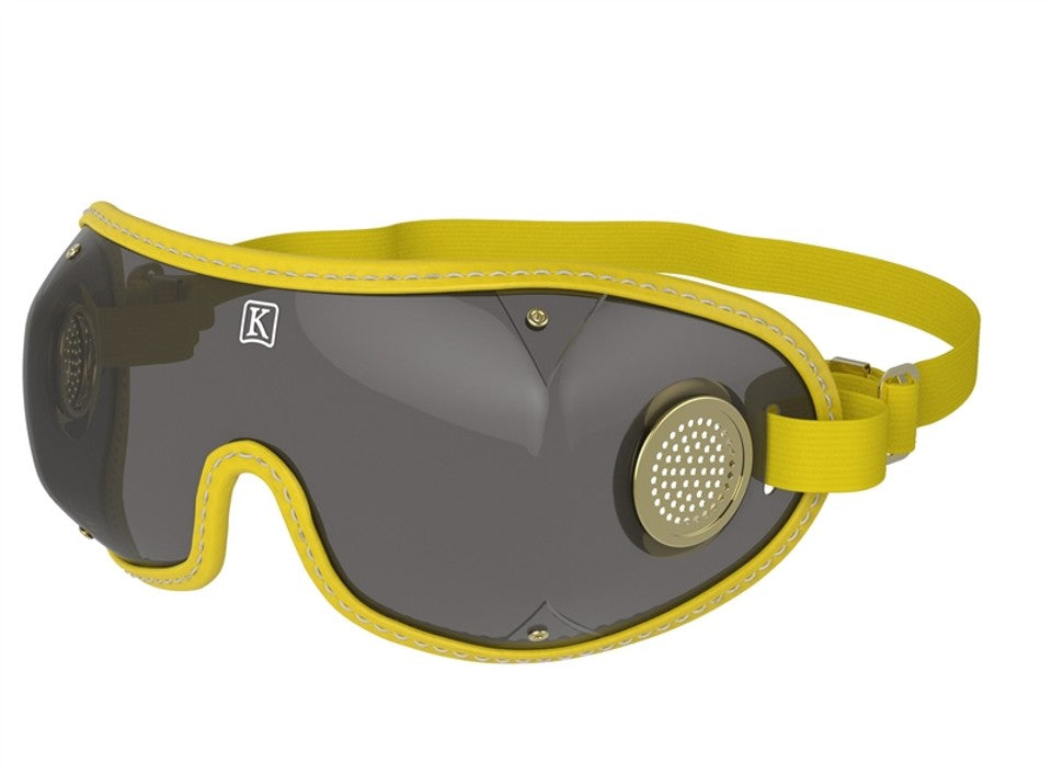 Kroops ORIGINAL <br/>| Jockey Goggle, Smoke Grey Lens, Yellow
