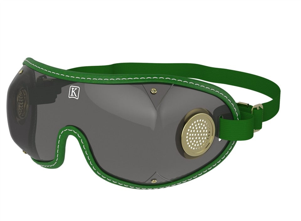 Kroops ORIGINAL <br/>| Jockey Goggle, Smoke Grey Lens, Green
