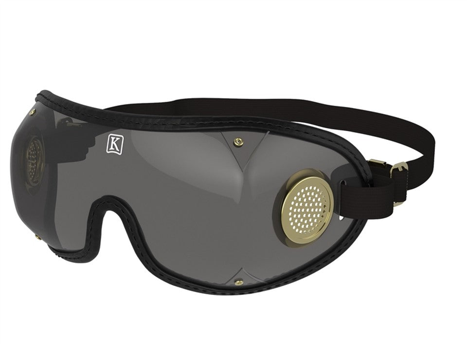 Kroops ORIGINAL <br/>| Jockey Goggle, Smoke Grey Lens, Black