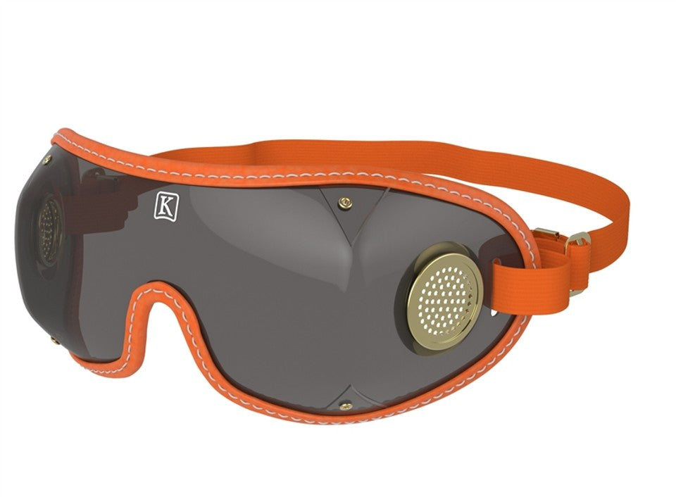 Kroops ORIGINAL <br/>| Jockey Goggle, Smoke Grey Lens, Orange
