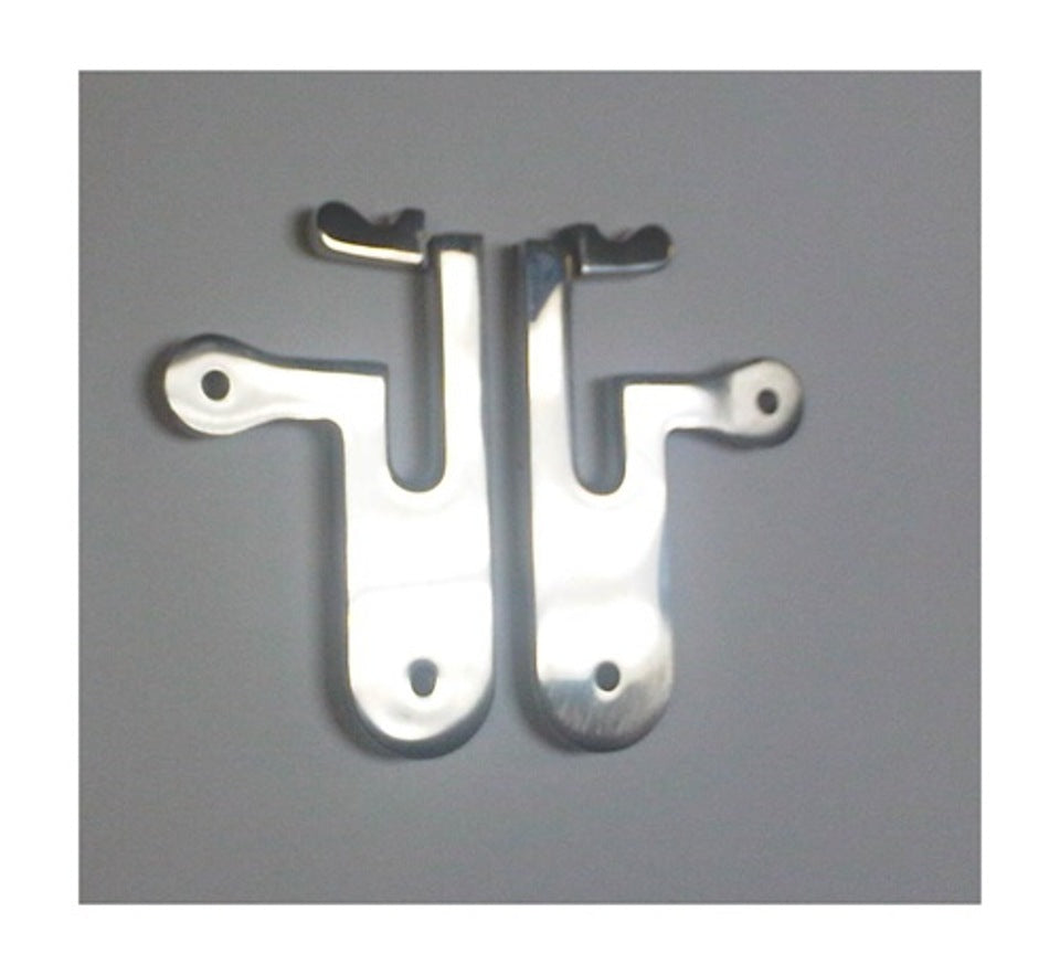 JMI solid metal exercise saddle stirrup bars for equestrian repairs in durable chrome finish