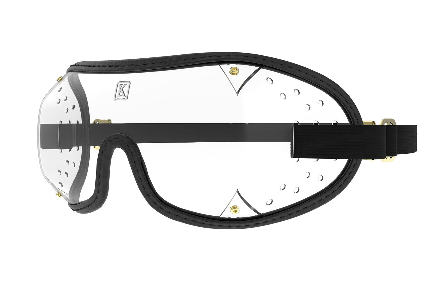 Kroops TRIPLE SLOT Jockey Goggle, Clear Lens