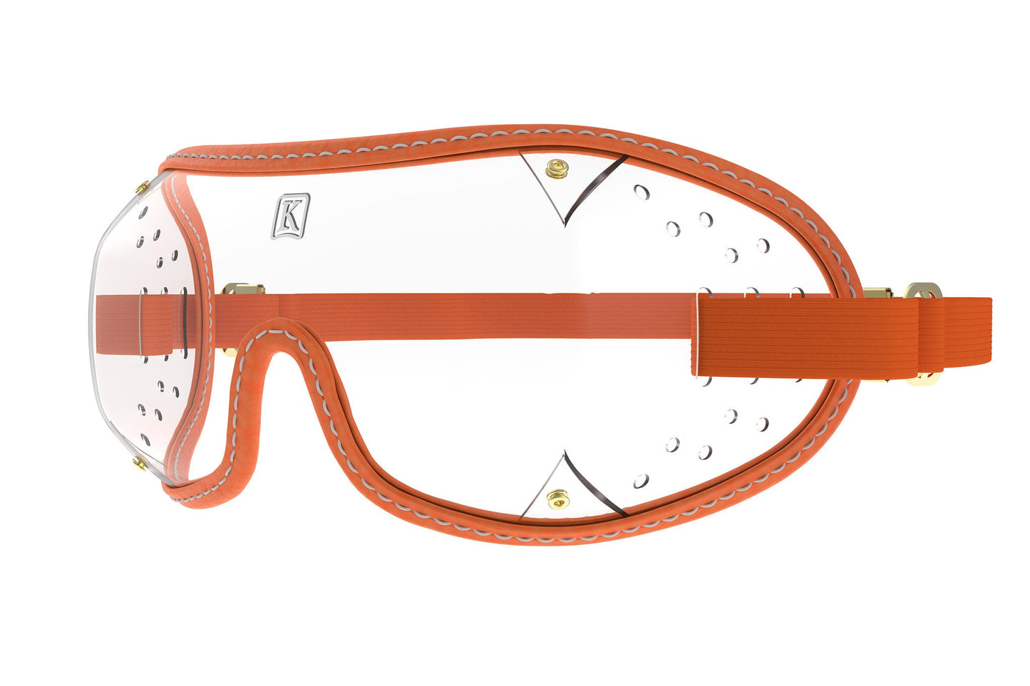 Kroops TRIPLE SLOT Jockey Goggle, Clear Lens