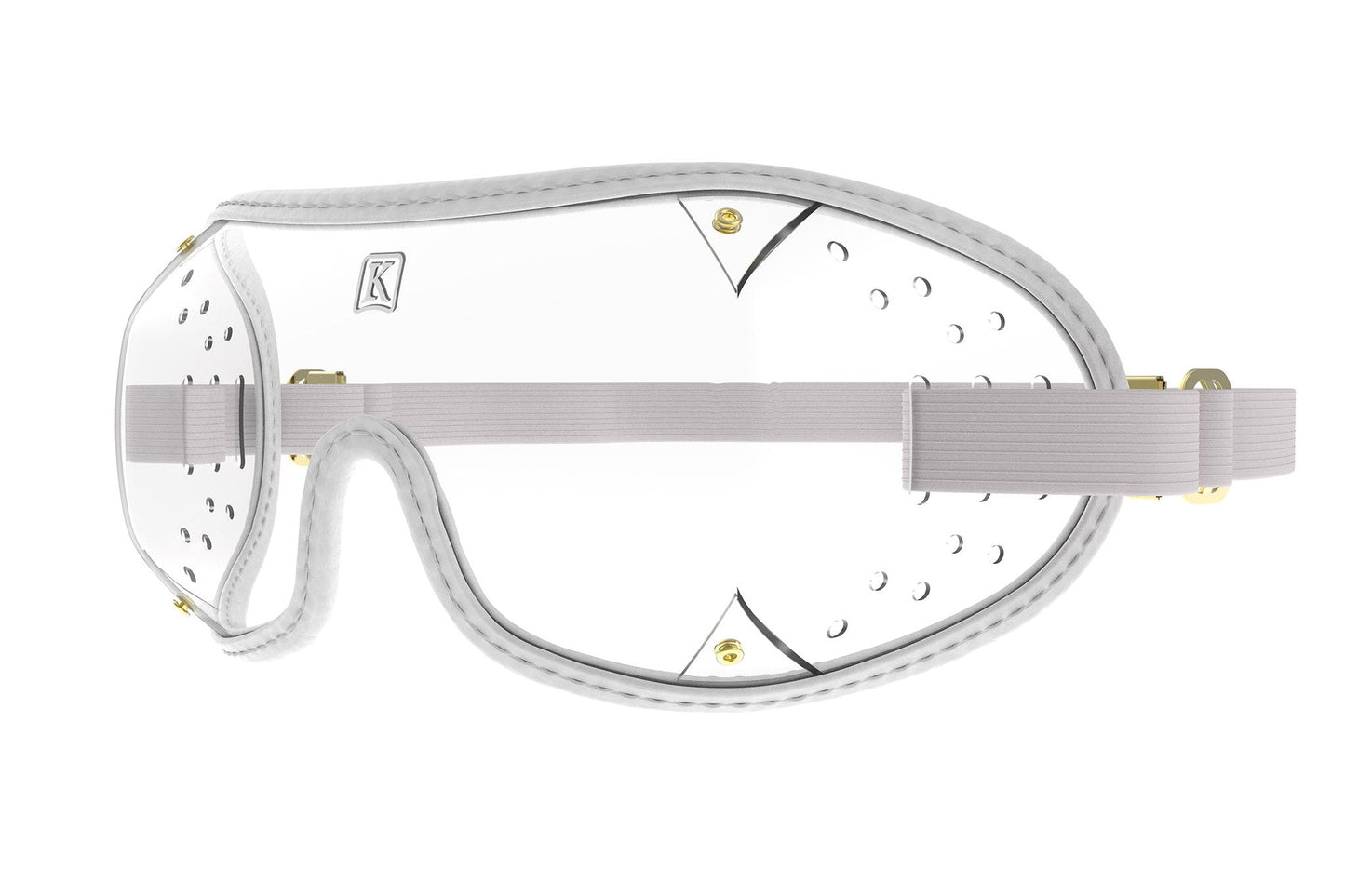 Kroops TRIPLE SLOT Jockey Goggle, Clear Lens