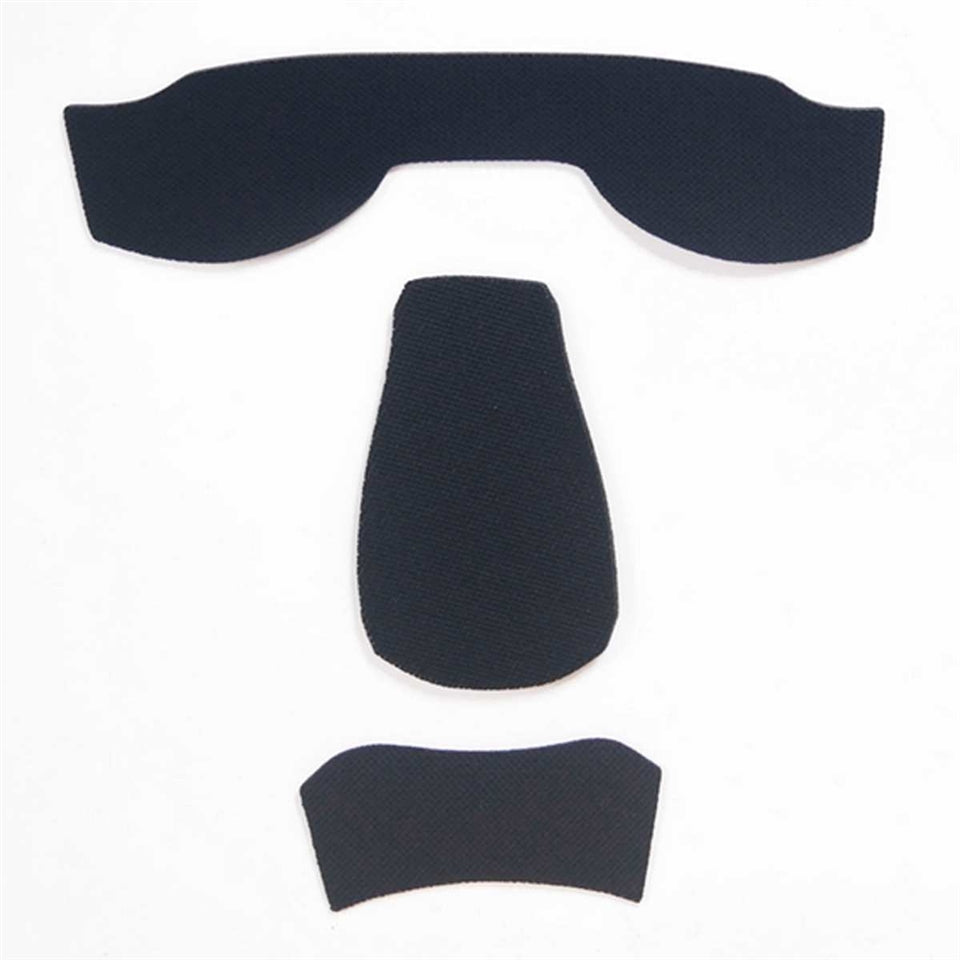 UOF helmet replacement padding in round and narrow shapes, available in sizes 52 cm and 53 cm, suitable for horse riding.