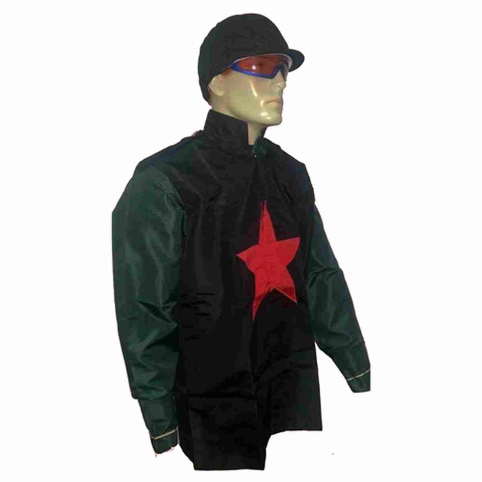 Customized Polyester Jockey Uniform by Equiwin in traditional racing silks design