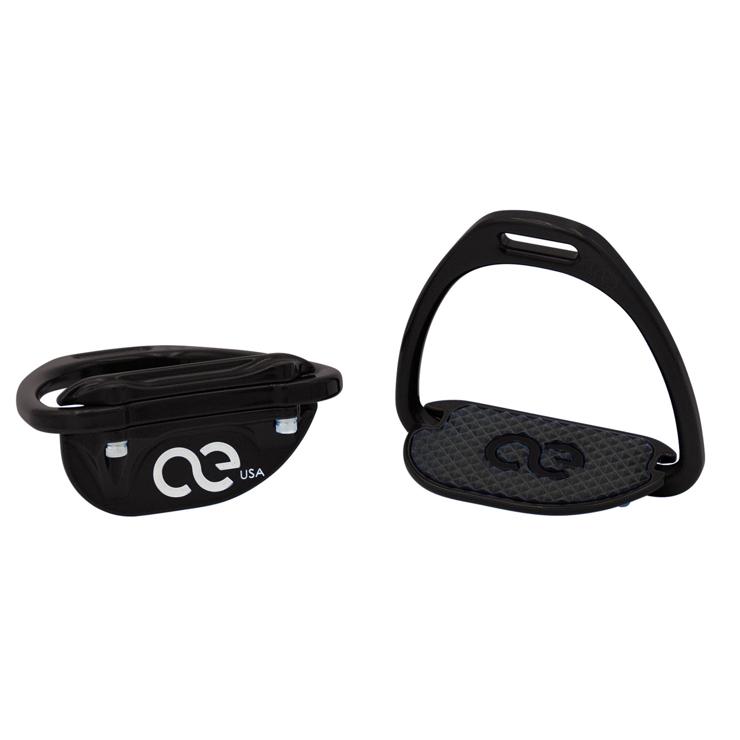 American Equus Aluminum Teardrop Thoroughbred Racing Stirrup Irons