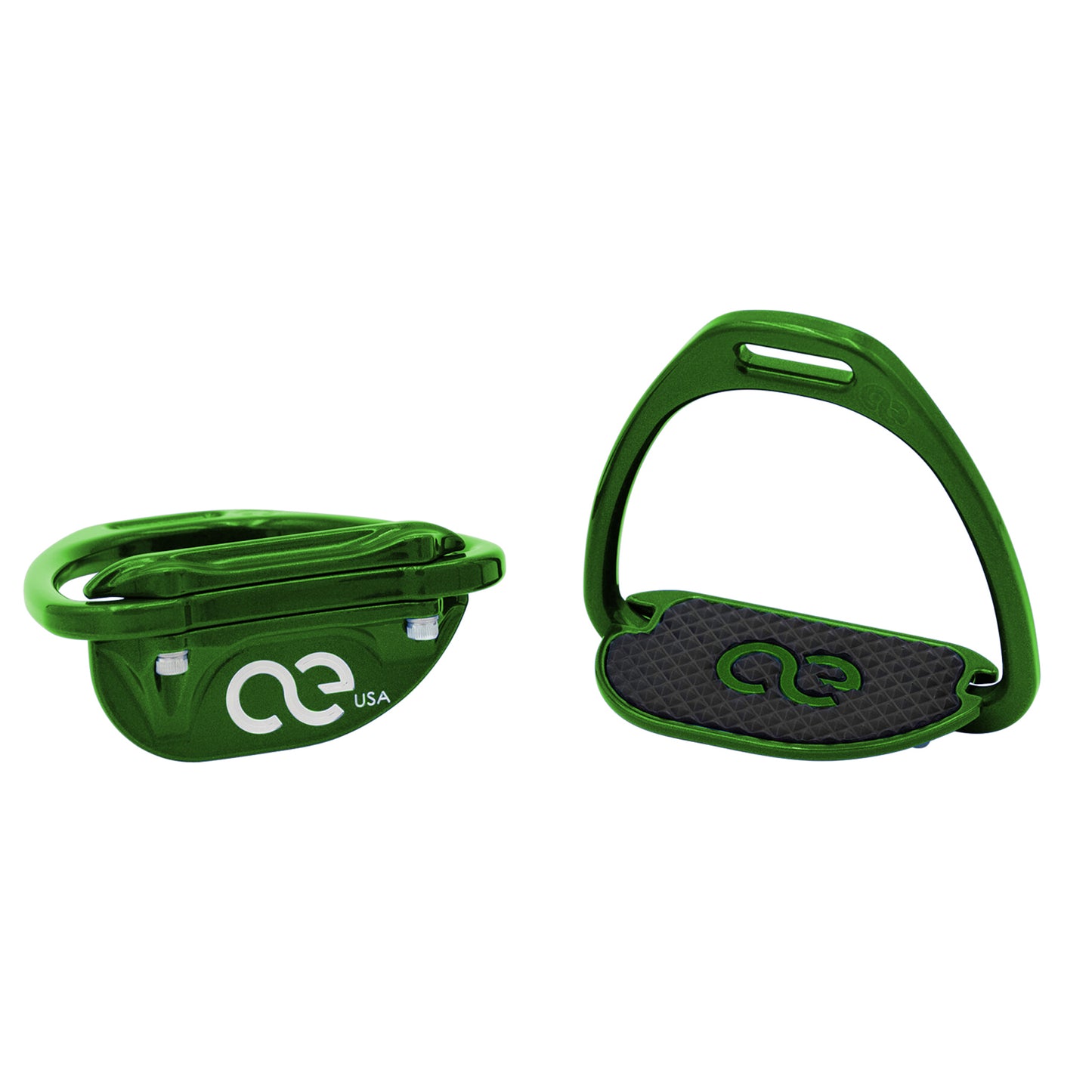 American Equus Aluminum Teardrop Thoroughbred Racing Stirrup Irons