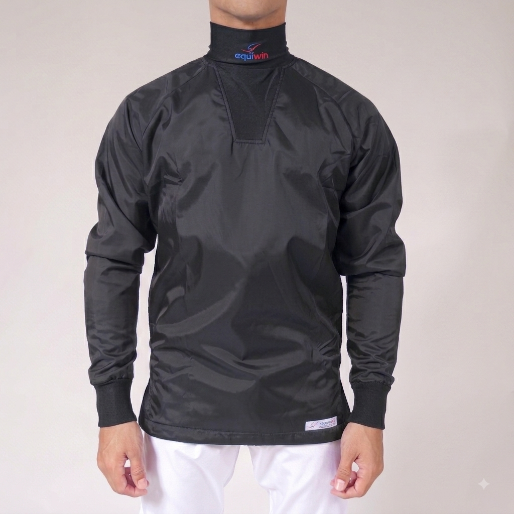 Camiseta Equiwin BLIZZARD térmica de cuello alto para montar a caballo