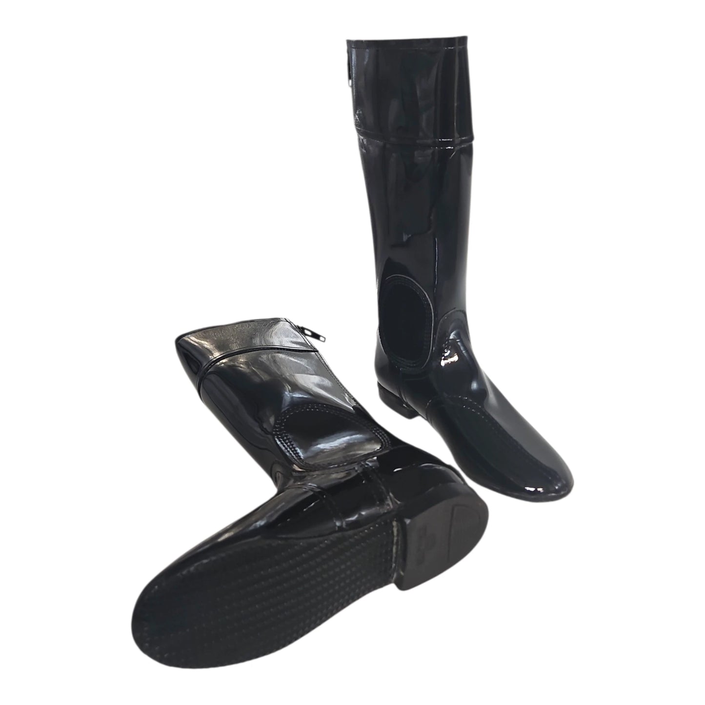 Botas Castillo Jockey Breezing | Suela Goodyear Hecha a Mano | Tacón Bajo y Cremallera | Hechas en EE. UU.