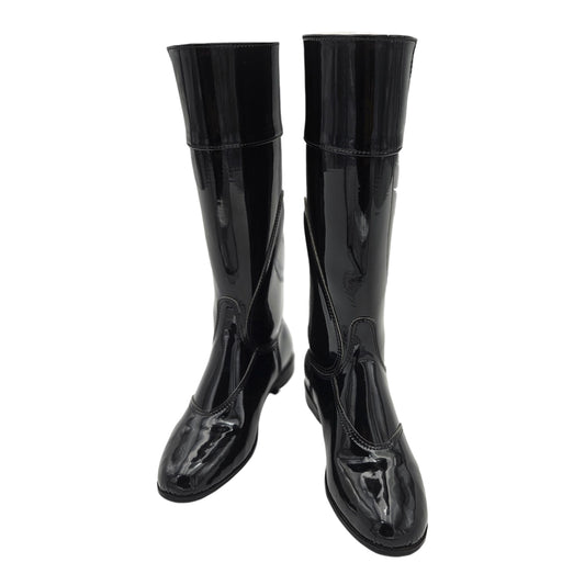Equiwin ZIPPY black lightweight flexible galloping riding boots for equestrian competition, featuring ankle support.
