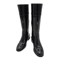 Equiwin ZIPPY black lightweight flexible galloping riding boots for equestrian competition, featuring ankle support.