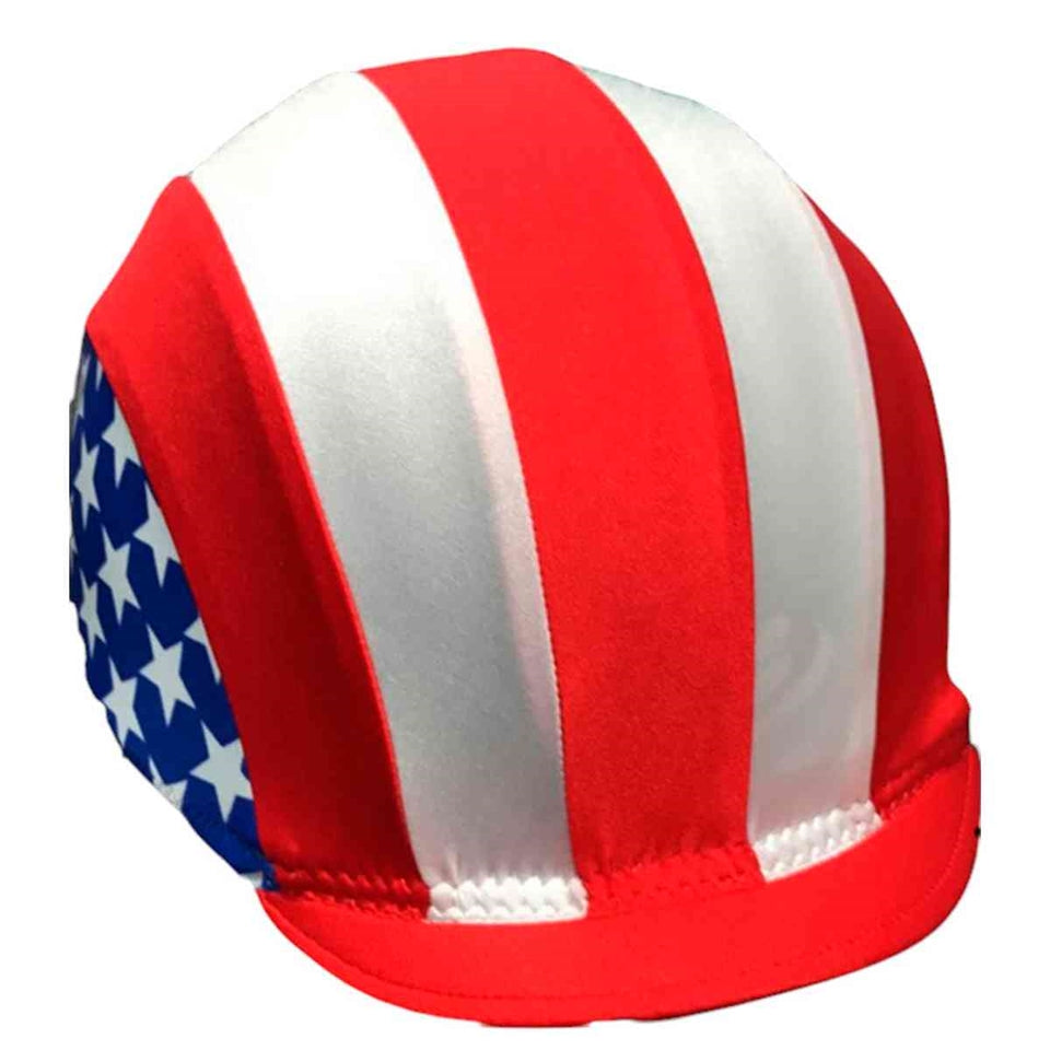 Equiwin BIGHELM Striped Lycra Helmet Cover - Stretchy Arc Design
