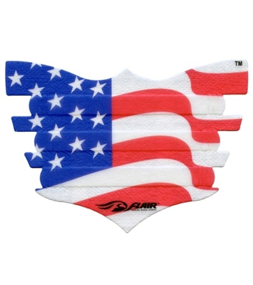 Flair <br/>| Nasal Strip, Six Pack, USA Flag