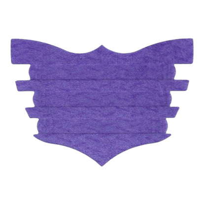Purple shield-shaped foam pad with textured surface, designed for craft projects.