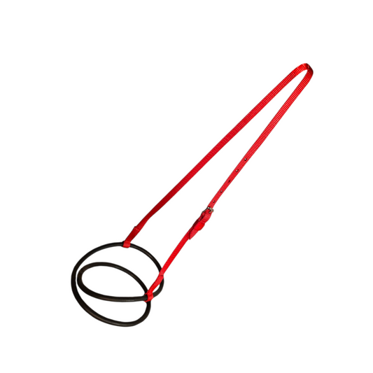 JMI Rubber Figure 8 Noseband with Nylon Straps - Premium Racing & Training Tack