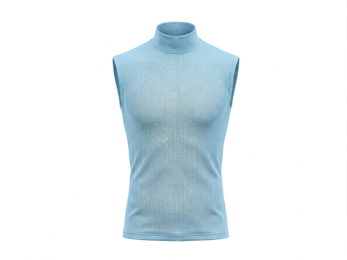 Camiseta de jockey sin mangas Equiwin AeroMesh - Poliéster de malla fresca