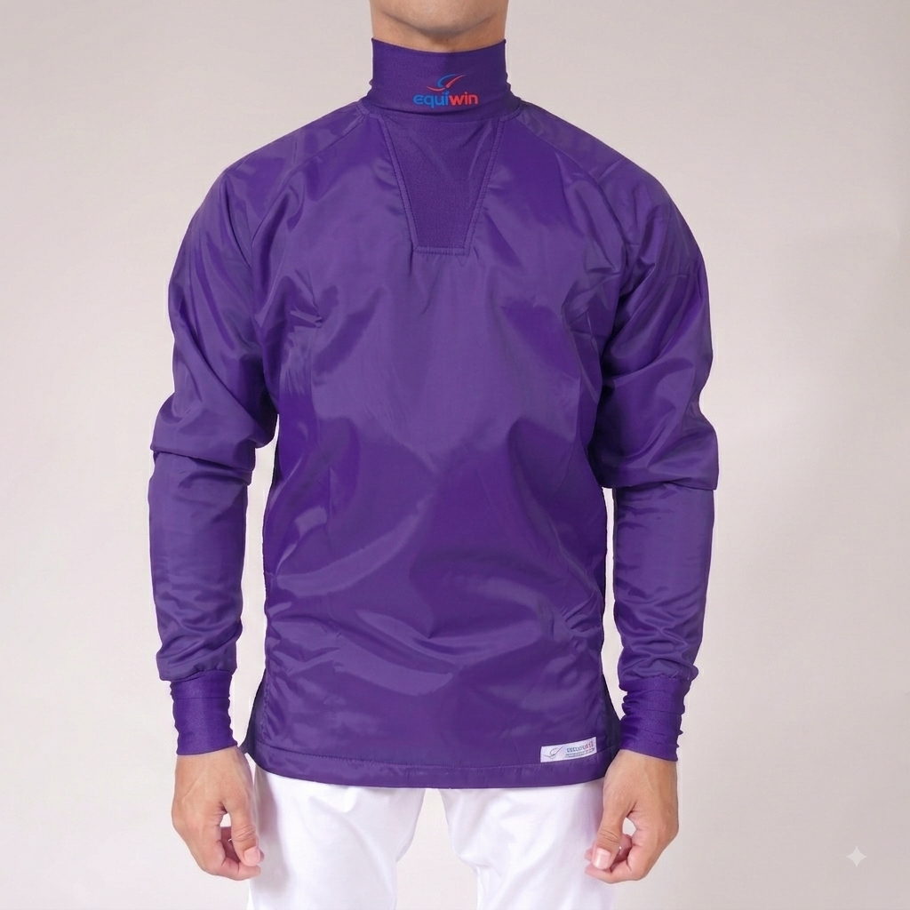 Camiseta Equiwin BLIZZARD térmica de cuello alto para montar a caballo