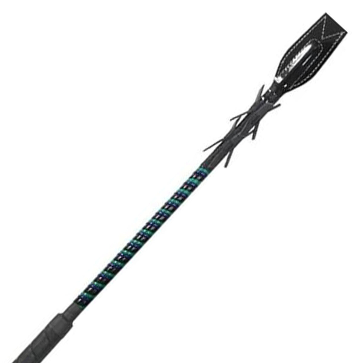 JMI TriColor Fiberglass Racing Whip - Golf Grip Handle