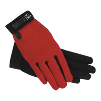 Guantes de equitación SSG 8600 Aquasuede para todo tipo de clima - Sin forro