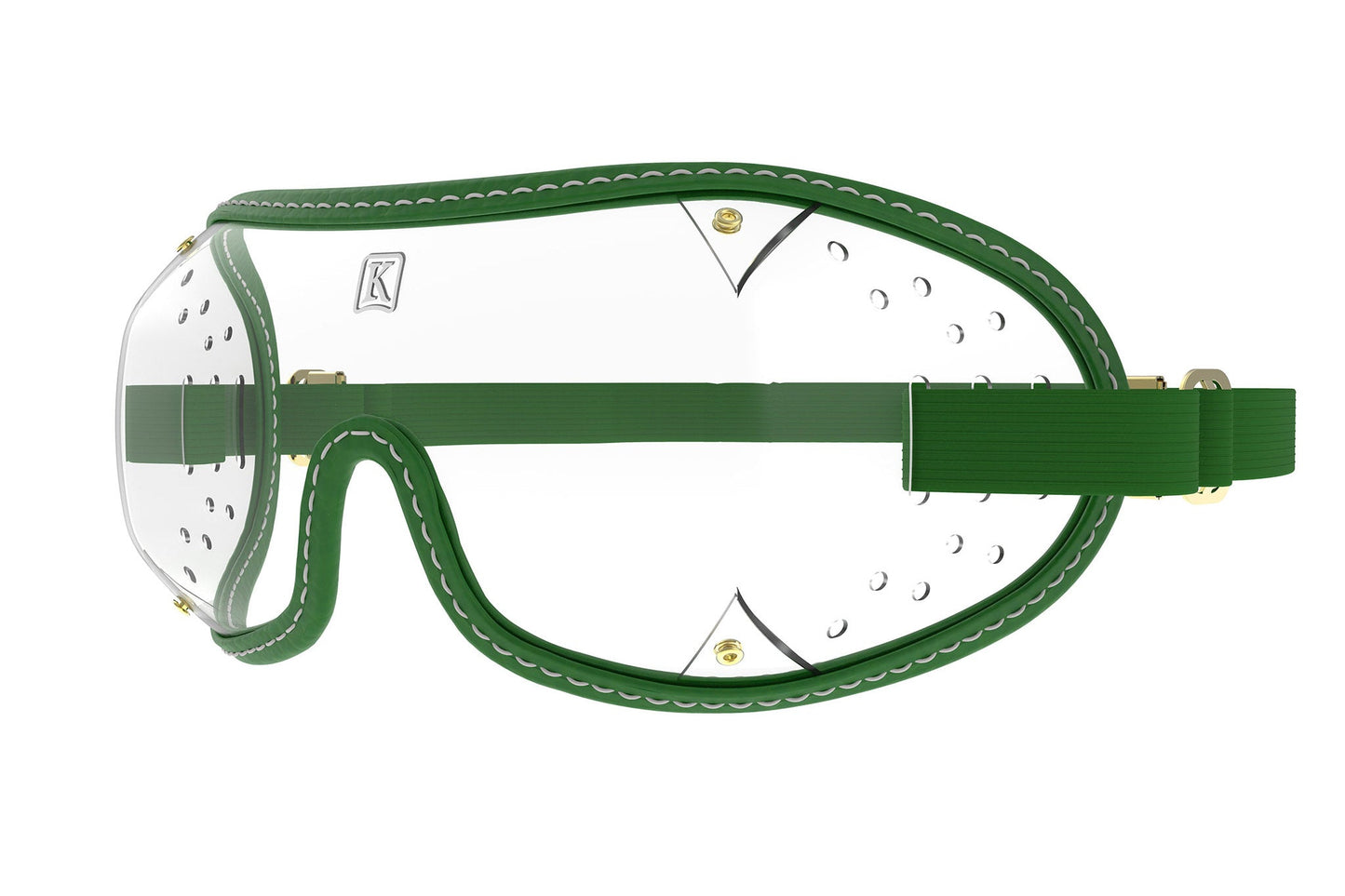 Kroops TRIPLE SLOT Jockey Goggle, Clear Lens