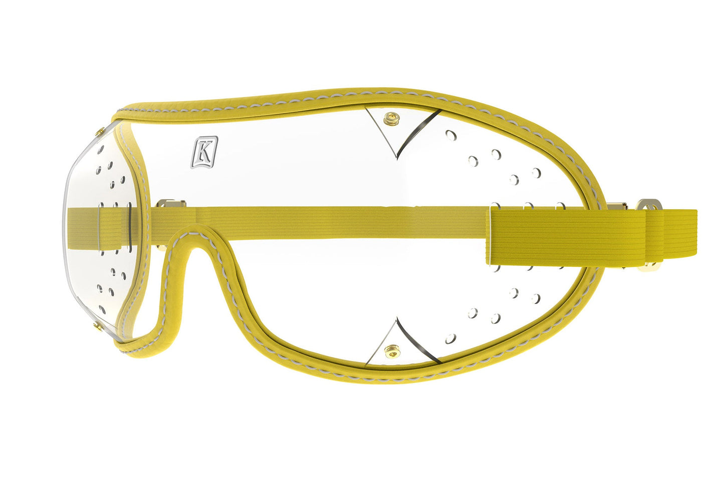 Kroops TRIPLE SLOT Jockey Goggle, Clear Lens