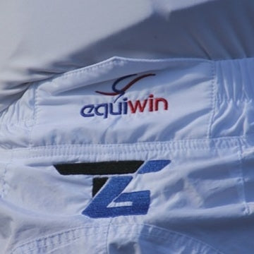 Medium embroidery service from OBR for personalized horse and jockey designs