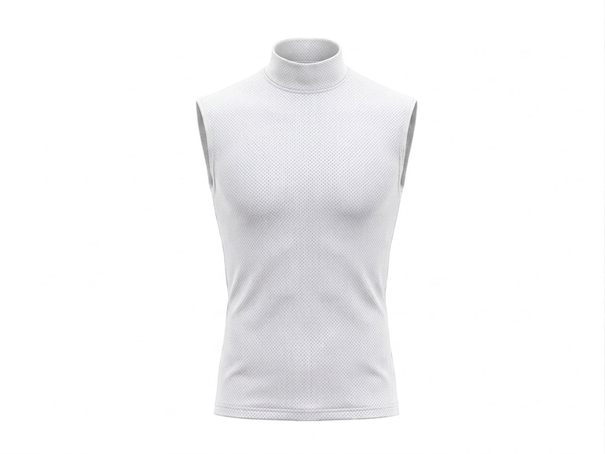 Camiseta de jockey sin mangas Equiwin AeroMesh - Poliéster de malla fresca