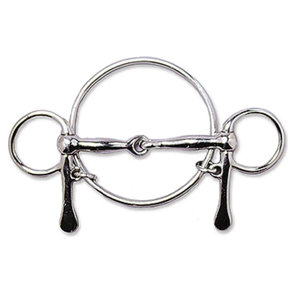 JMI Dexter Ring Half Cheek Bit, 5 inch