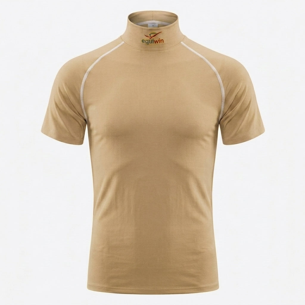 Equiwin ELASTILITE Lightweight Lycra Short-Sleeve Turtleneck Riding Shirt