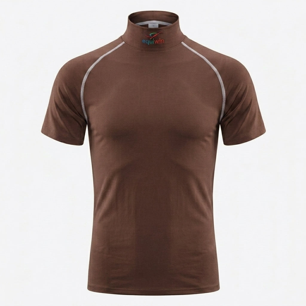 Equiwin ELASTILITE Lightweight Lycra Short-Sleeve Turtleneck Riding Shirt