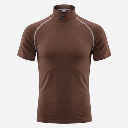 Equiwin ELASTILITE Lightweight Lycra Short-Sleeve Turtleneck Riding Shirt