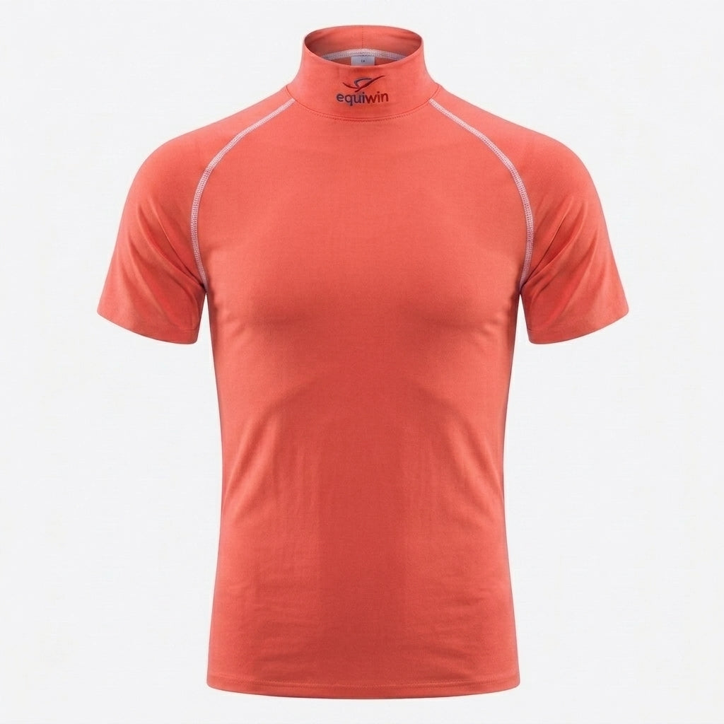 Equiwin ELASTILITE Lightweight Lycra Short-Sleeve Turtleneck Riding Shirt