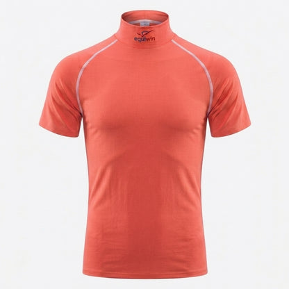 Equiwin ELASTILITE Lightweight Lycra Short-Sleeve Turtleneck Riding Shirt