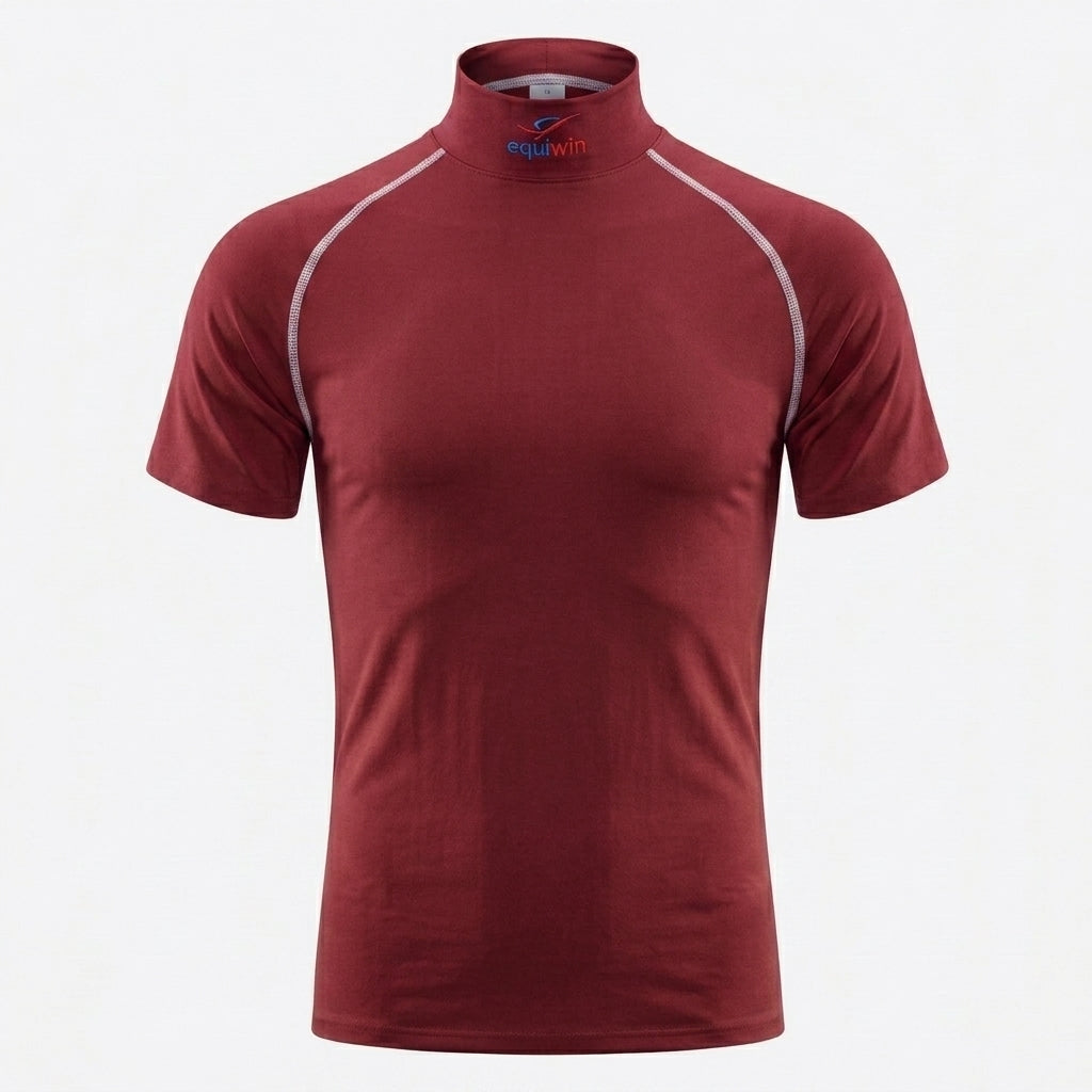 Equiwin ELASTILITE Lightweight Lycra Short-Sleeve Turtleneck Riding Shirt