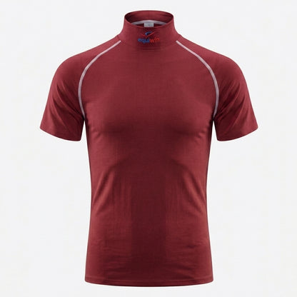 Equiwin ELASTILITE Lightweight Lycra Short-Sleeve Turtleneck Riding Shirt