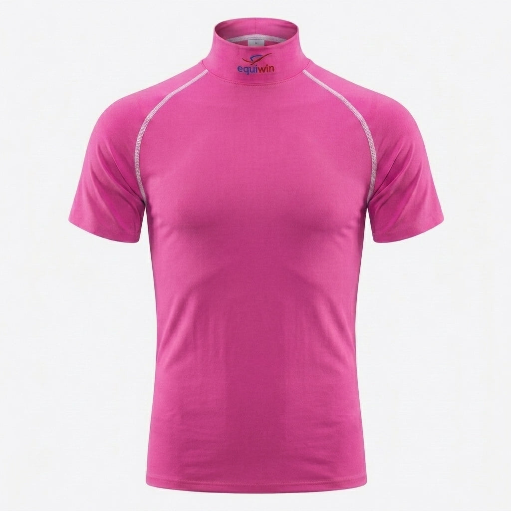 Equiwin ELASTILITE Lightweight Lycra Short-Sleeve Turtleneck Riding Shirt