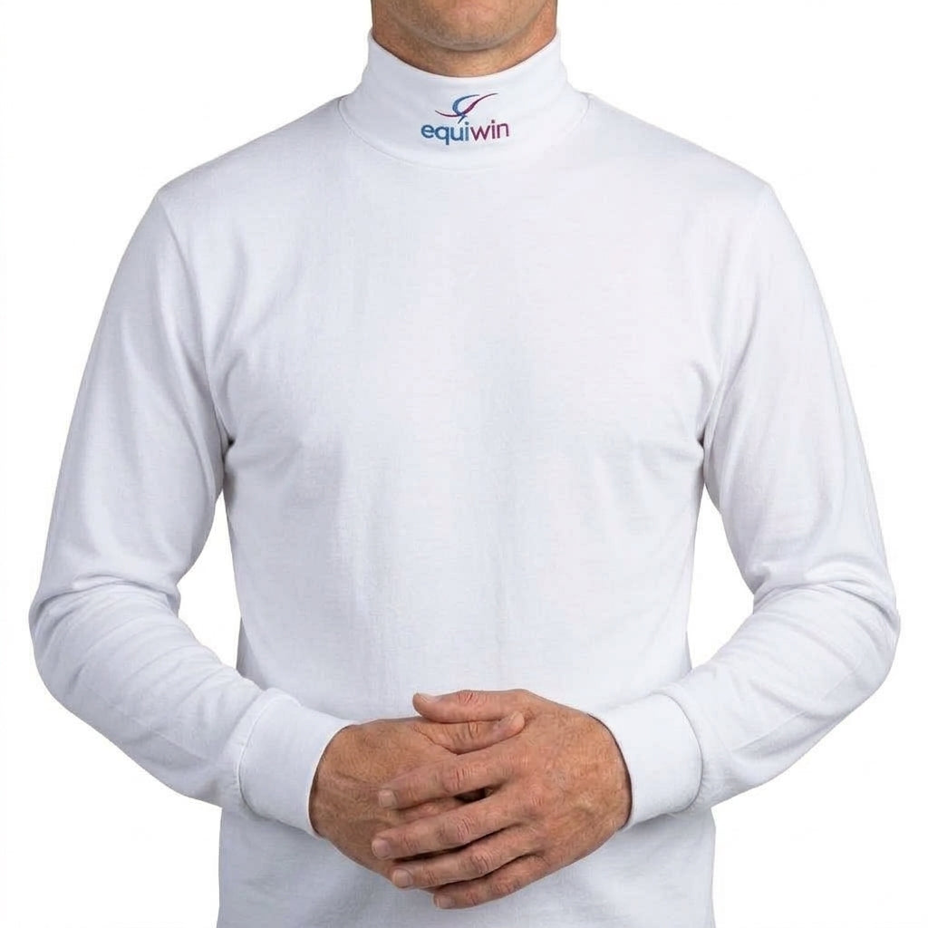 Equiwin SNOWFALL Cotton Turtleneck Long-Sleeve Riding Shirt