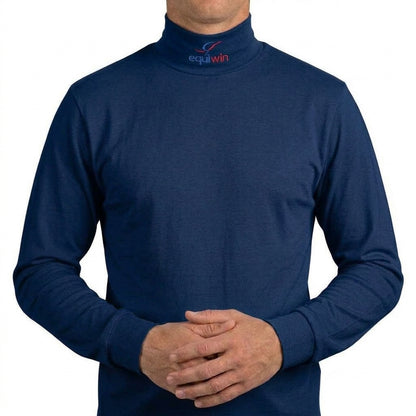 Equiwin SNOWFALL Cotton Turtleneck Long-Sleeve Riding Shirt